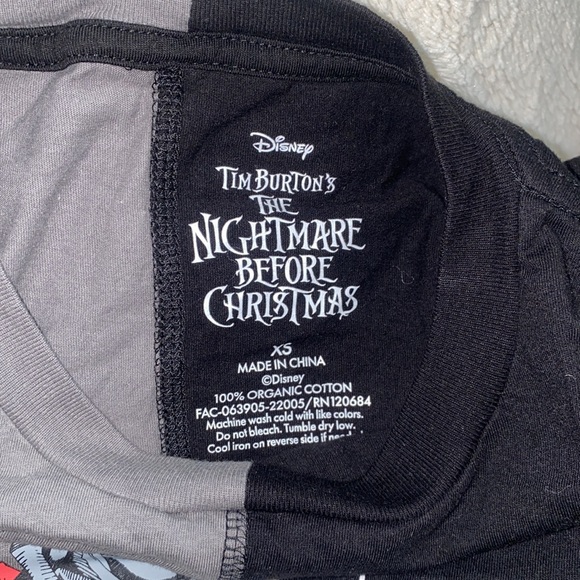 Jack Skellington The Nightmare Before Christmas Disney Apparel Tee - Picture 3 of 3